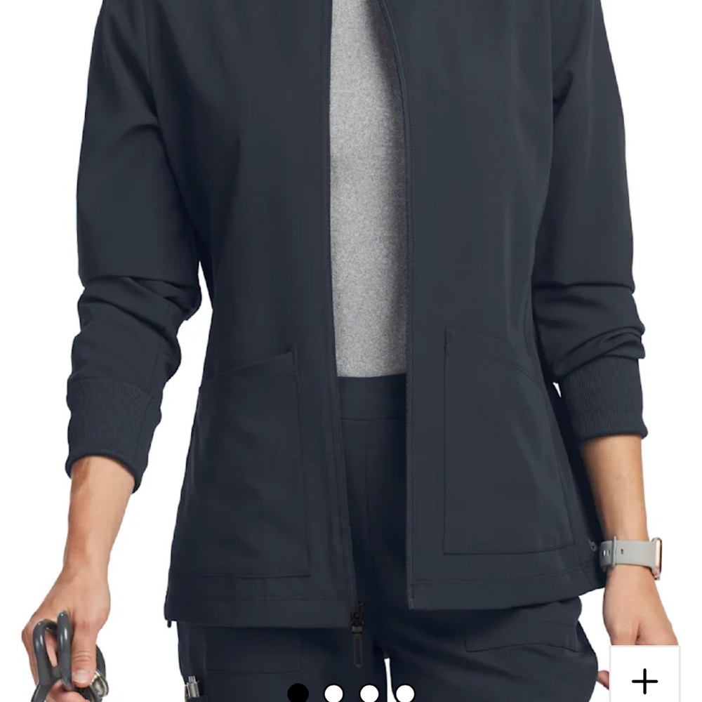 Gray Barco Unity scrub jacket